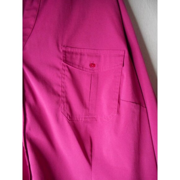 Lane Bryant Fuchsia Button front Blouse Size 26/28 - Picture 3 of 4